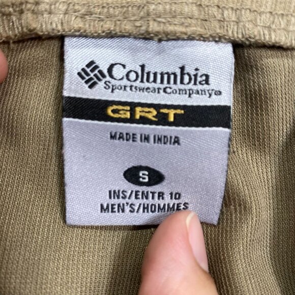 Columbia GRT Mens Khaki Cargo Shorts Size Small Outdoor Wear Polyester/Cotton - Picture 5 of 16